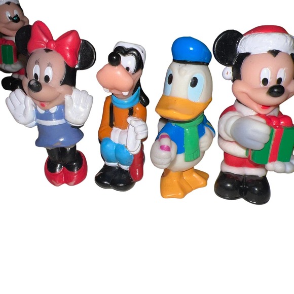 Vintage Disney Christmas Lights Mickey,Minnie,Donald and Pluto